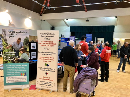 Volunteer Fair 2020 at the Riverside Centre, Newport