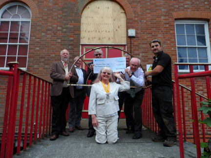 Rotary Club Window Cheque