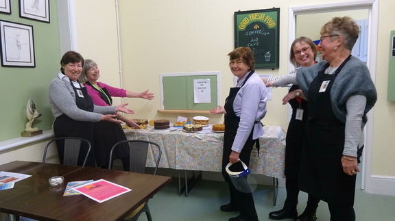 Catering Team at the Coffee, Cake and Chat