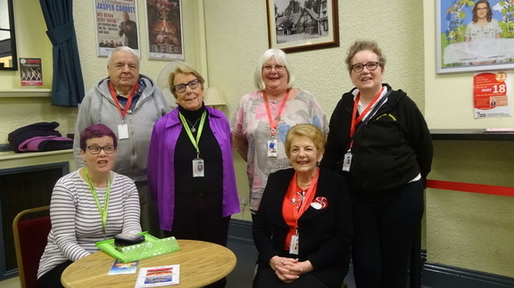 Volunteers at Coffee, Cake and Chat