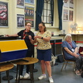 Prize Draw with guest Sandy Ciccognani form IOW Volunteers Centre