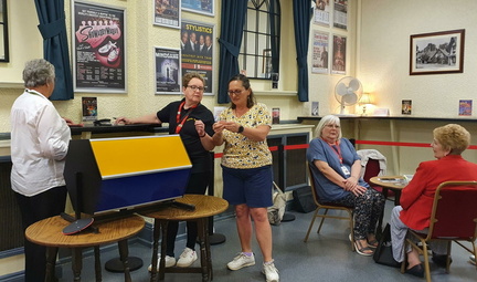 Prize Draw with guest Sandy Ciccognani form IOW Volunteers Centre