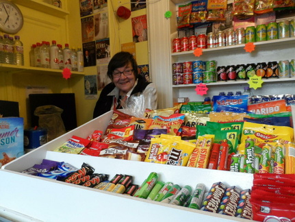 Christine in Sweetshop
