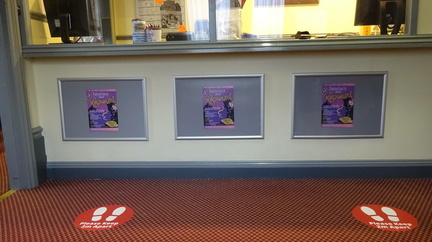 Box Office with distancing