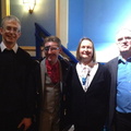Roger and Louise with Colin Fry 2013