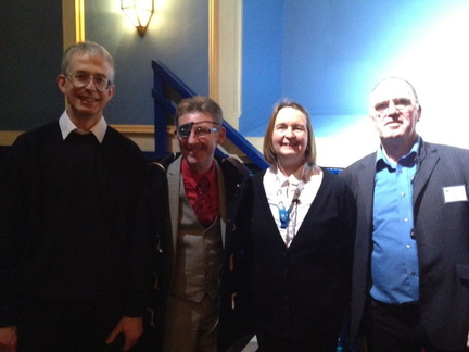 Roger and Louise with Colin Fry 2013
