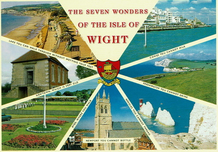 7 Wonders Postard 