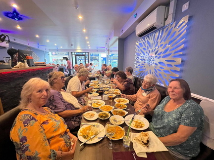 Volunteers at the Cinnamon Restaurant