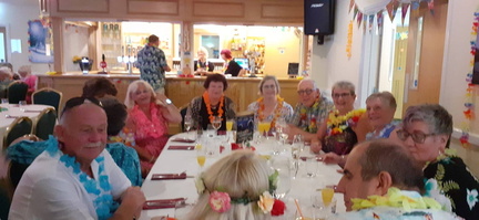 Volunteers Hawaiian summer party at the Conservative club - 2024 