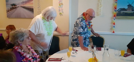 Volunteers Hawaiian summer party at the Conservative club - 2024 
