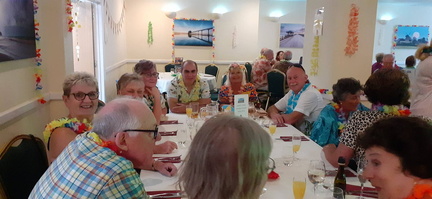 Volunteers Hawaiian summer party at the Conservative club - 2024 