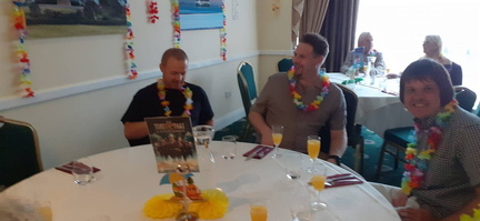 Volunteers Hawaiian summer party at the Conservative club - 2024