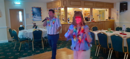 Volunteers Hawaiian summer party at the Conservative club - 2024 
